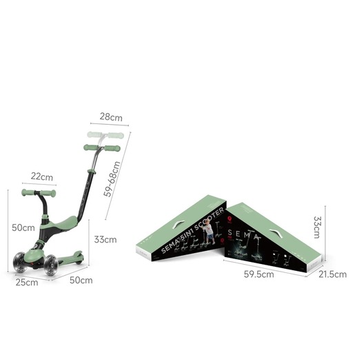 Qplay trotinet Sema 5u1 41312190