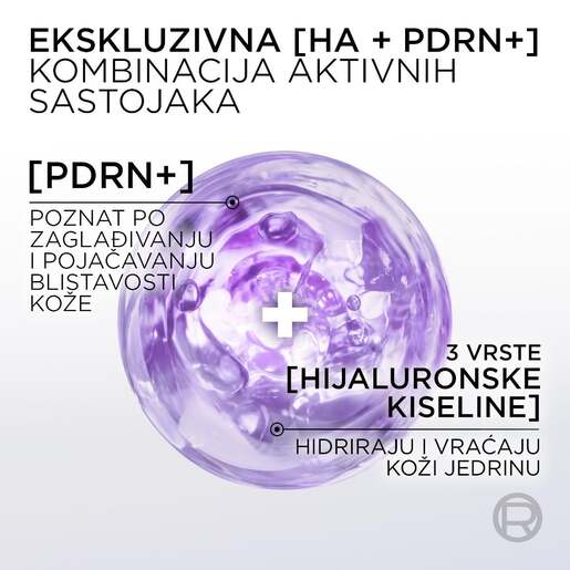 L'Oréal Paris Revitalift Filler Hijaluron PDRN+ hidrirajući serum protiv bora, 15ml