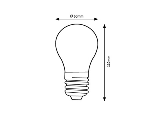Rabalux LED vlakna Filament-LED