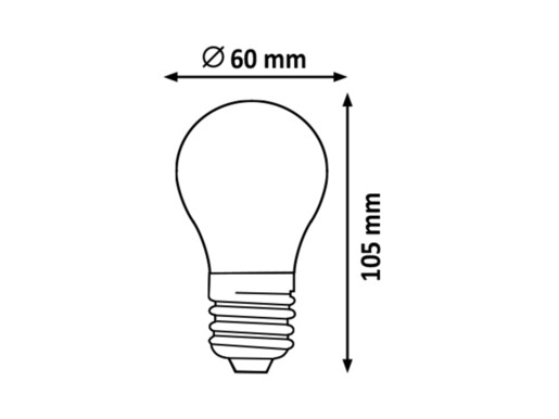 Rabalux LED vlakna Filament-LED
