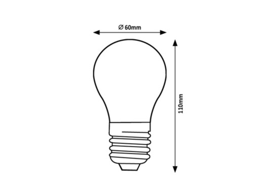 Rabalux LED vlakna Filament-LED