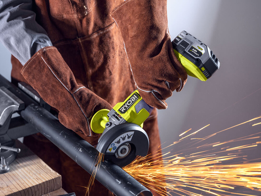 Aku. ugaona brusilica, bez četkica (125mm) 18V ONE+™ – RYOBI RAG18BL-0