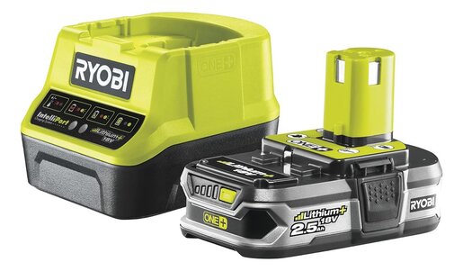Set - punjač baterija i baterija od 2,5Ah 18V ONE+™ – RYOBI RC18120-125