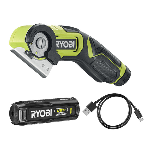 Kompaktni bežični alat za sečenje, USB Lithium™ 4V (2,0 Ah) - RYOBI RCT4-120G