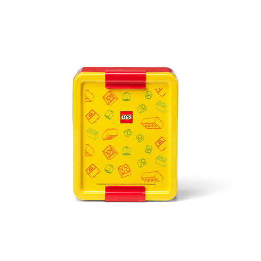 LEGO kutija za užinu Umetnost kockica: Crveno-žuta 40520804