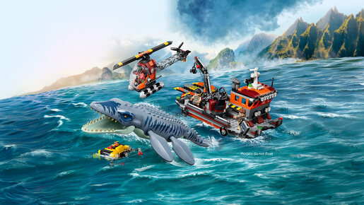 LEGO Napad mosasaurusa na brod 77983