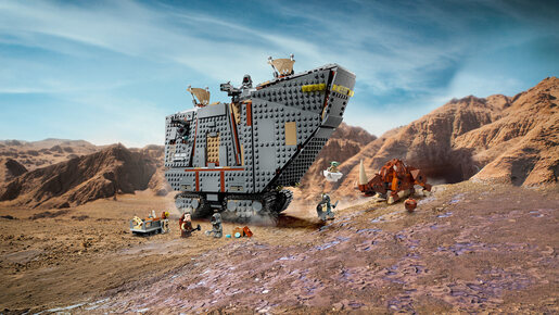 LEGO Peščani guseničar s drugih svetova i Madhorn 75453