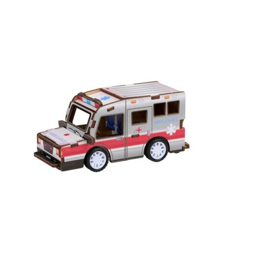 EDDY TOYS Drvena 3D slagalica Ambulanta