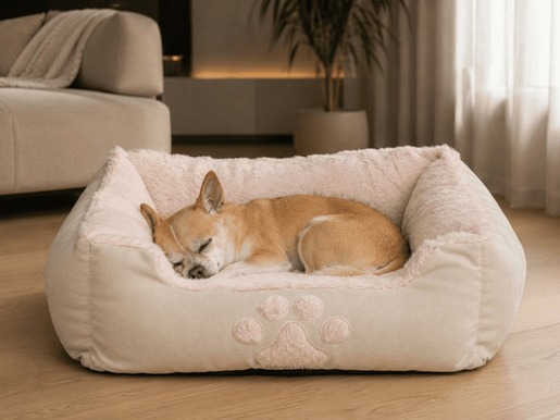 PET COMFORT Krevet za pse Bež 50 × 38 × 17 cm