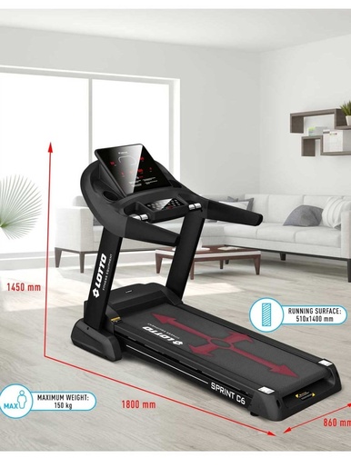 LOTTO FITNESS Traka za trčanje SPRINT C6 20 km/4,0 KS