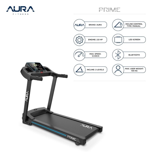 AURA FITNESS Traka za trčanje PRIME 2ks /12km