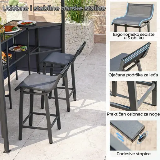 Paviljon Bar sa Dve Stolice 245x245cm