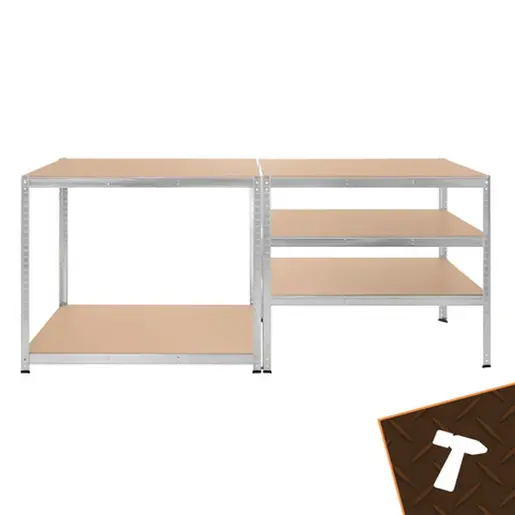 Bigstern Metalna Montažna Polica 180x100x60cm 5x200kg