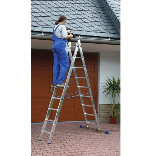 ELKOP Dvodelne Aluminijumske Merdevine 2x9 - 4m