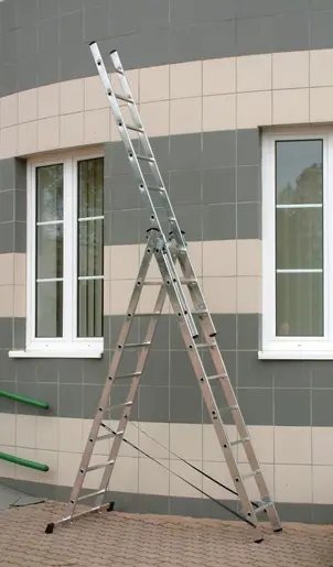 ELKOP Trodelne Aluminijumske Merdevine 3x9 - 5,3m