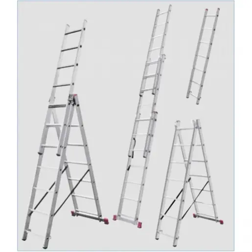 KRAUSE Corda Trodelne Aluminijumske Merdevine 3x9 - 5,3m