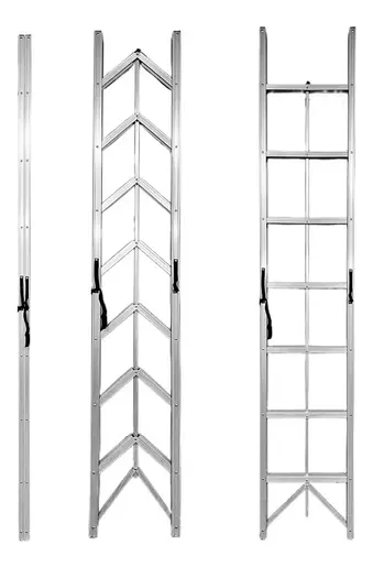 SuperStep Sklopive Štapne Alu Merdevine 233cm 7 Gazišta