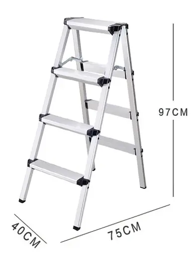SuperStep Stepenaste Merdevine 2x4 Podest 97cm