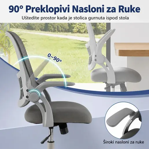 Nuvora Kancelarijska Stolica Siva