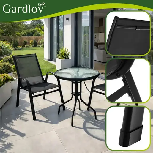 Gardlov Balkonski Set Stolice i Sto