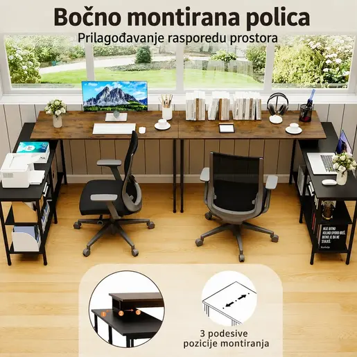 Nuvora Ugaoni Kancelarijski Sto