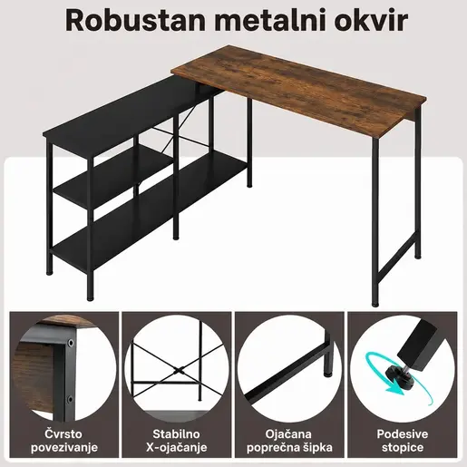 Nuvora Ugaoni Kancelarijski Sto