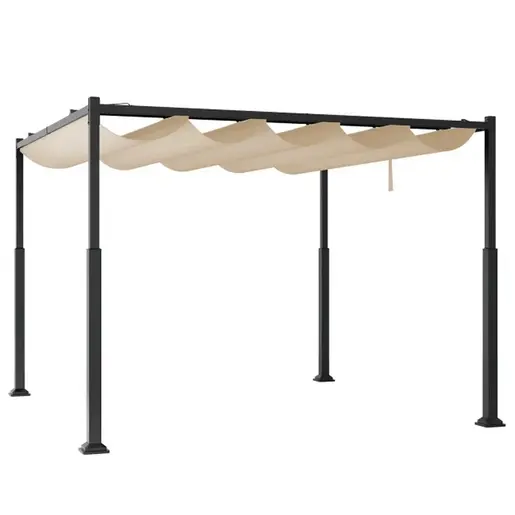 Venturo Prestige 3x3m Bež Pergola Čelična konstrukcija