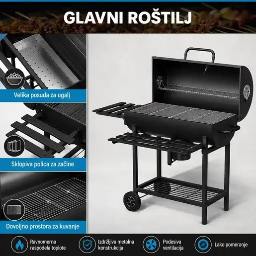 SuperGarden Arizona Roštilj na Ćumur