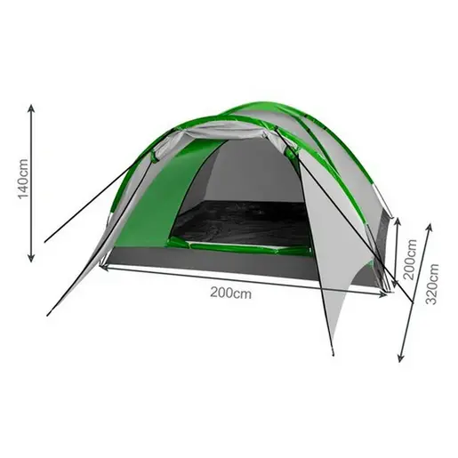 Trizand Šator 200x200x140cm za Četiri Osobe
