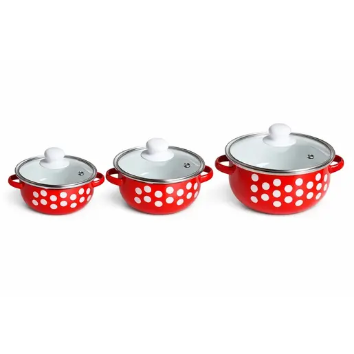 Konig Set emajliranih šerpi KO-123