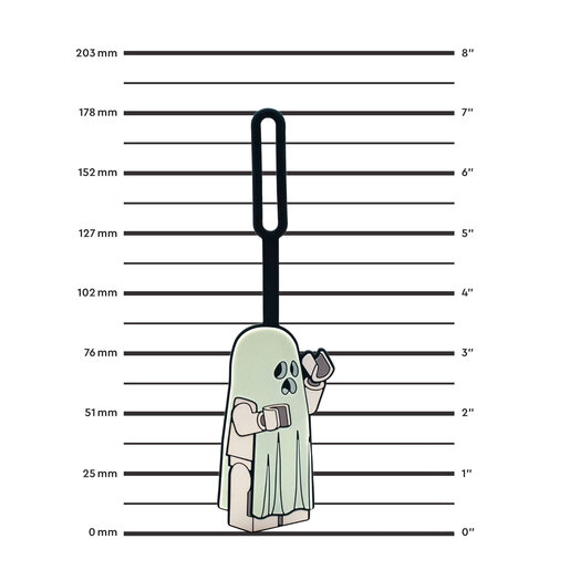 LEGO Minifigure etiketa za torbe i prtljag: Duh koji svetli u mraku 53653