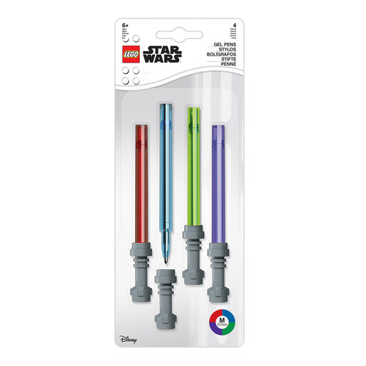 LEGO Star Wars gel olovka u obliku svetlosne sablje, 4 kom 52875
