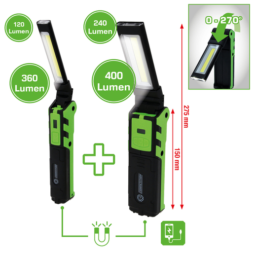 COMPETITION LED lampe preklopne set od 2 kom.