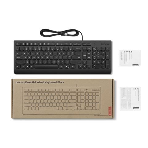 Lenovo Essential žičana tastatura YU, 4Y41R64673