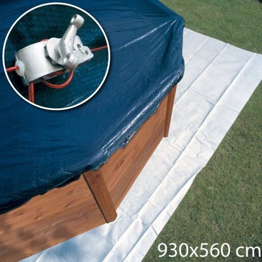 Gre Zimski prekrivač za ovalni bazen 5x3m (6,1 x 3,1m)