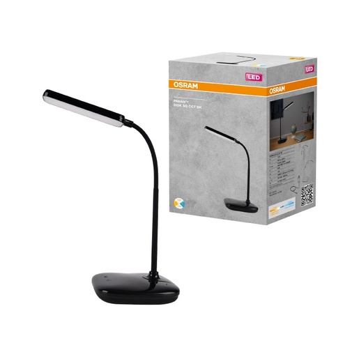 Stona lampa sa led svetlom i touch podešavanjem 12w osram crna 4099854475153e