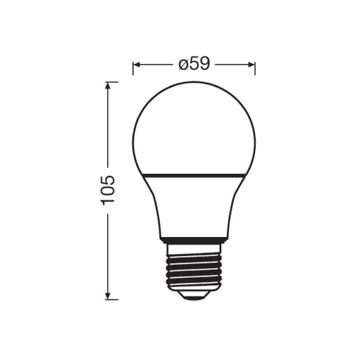 Led sijalica classic od reciklirane plastike a60, 8w, 3000k, e27 osram 4099854530357e