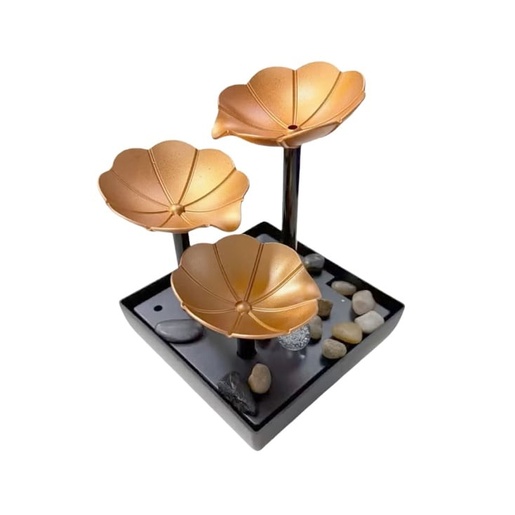 Mini sobna fontana 14x14x22cm L14gold