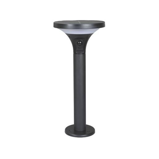 Eurolamp solarna lampa sa senzorom pokreta, 3.8w, 500lm, 3cct, crna 145-20863