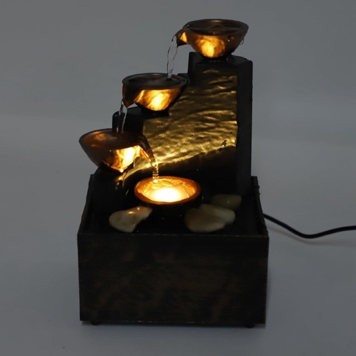 Mini sobna fontana 11x9x17cm L007gold