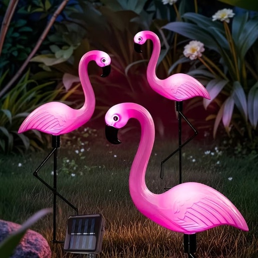 Solarna baštenska lampa "flamingo" - 3 kom. 13489-11422
