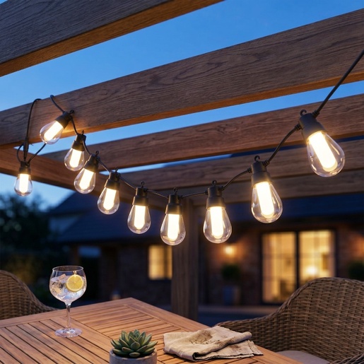 Solarni led niz 6.5 m, 10 sijalica 11830 16834-11830
