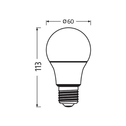 Led sijalica classic a75 od reciklirane plastike, 10w, 4000k, e27 osram 4099854531750e