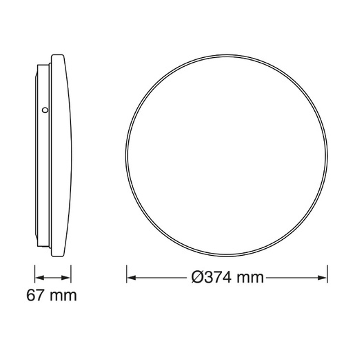 Osram led plafonjera 24w 6500k ip44 4099854647901e