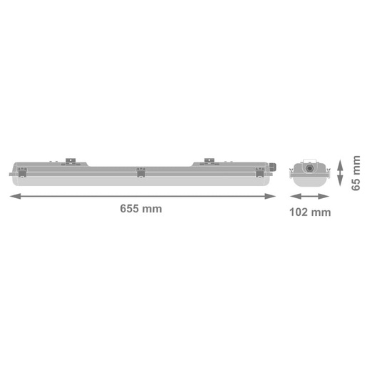 Ledvance armatura za dve led cevi 60cm ip65 4099854463754e