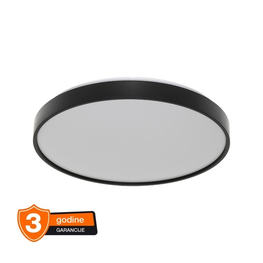 Osram led plafonjera 24w 3000k ip20 crna 4099854651243e