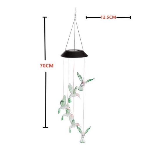 Viseća solarna rgb led lampa "ptičice" 11421 13489-11421