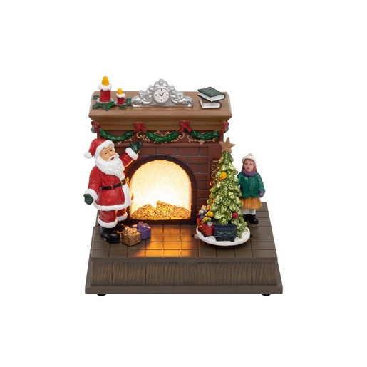 Svetleća led diorama "kamin" Drm14