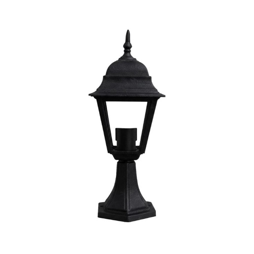 Arte illumina stubna baštenska svetiljka e27, ip44, crna 154-55113