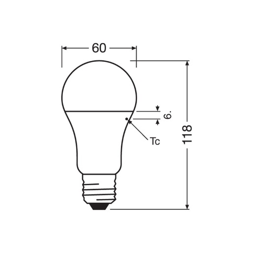 Led sijalica classic a100 od reciklirane plastike, 13w, 6500k, e27 osram 4099854532214e